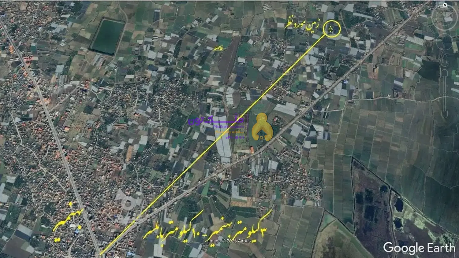 1450 مترزمین کشاورزی