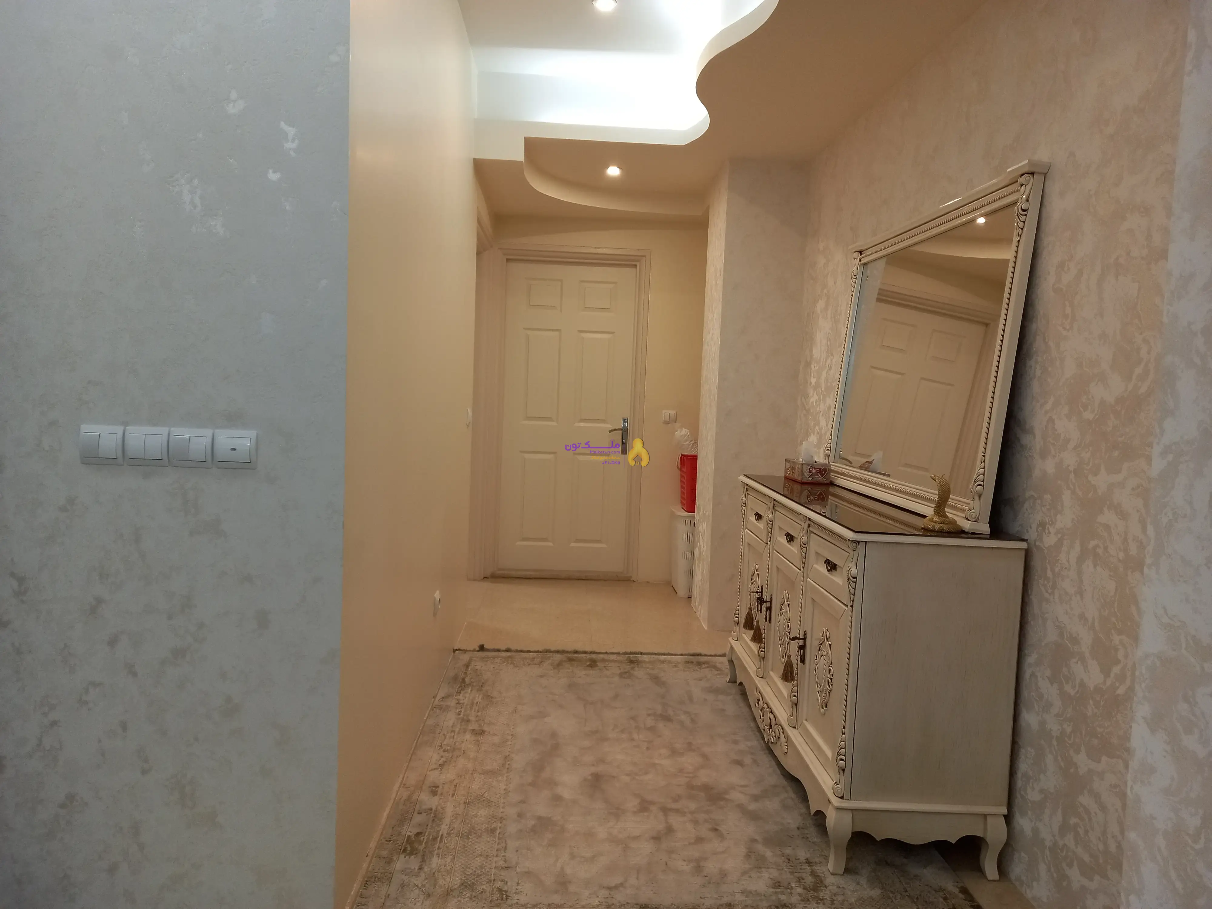 فروش آپارتمان ۱۴۷مترمربع دوخوابه، لوکس،حیاطداررجایی شهر(کوی دانش)