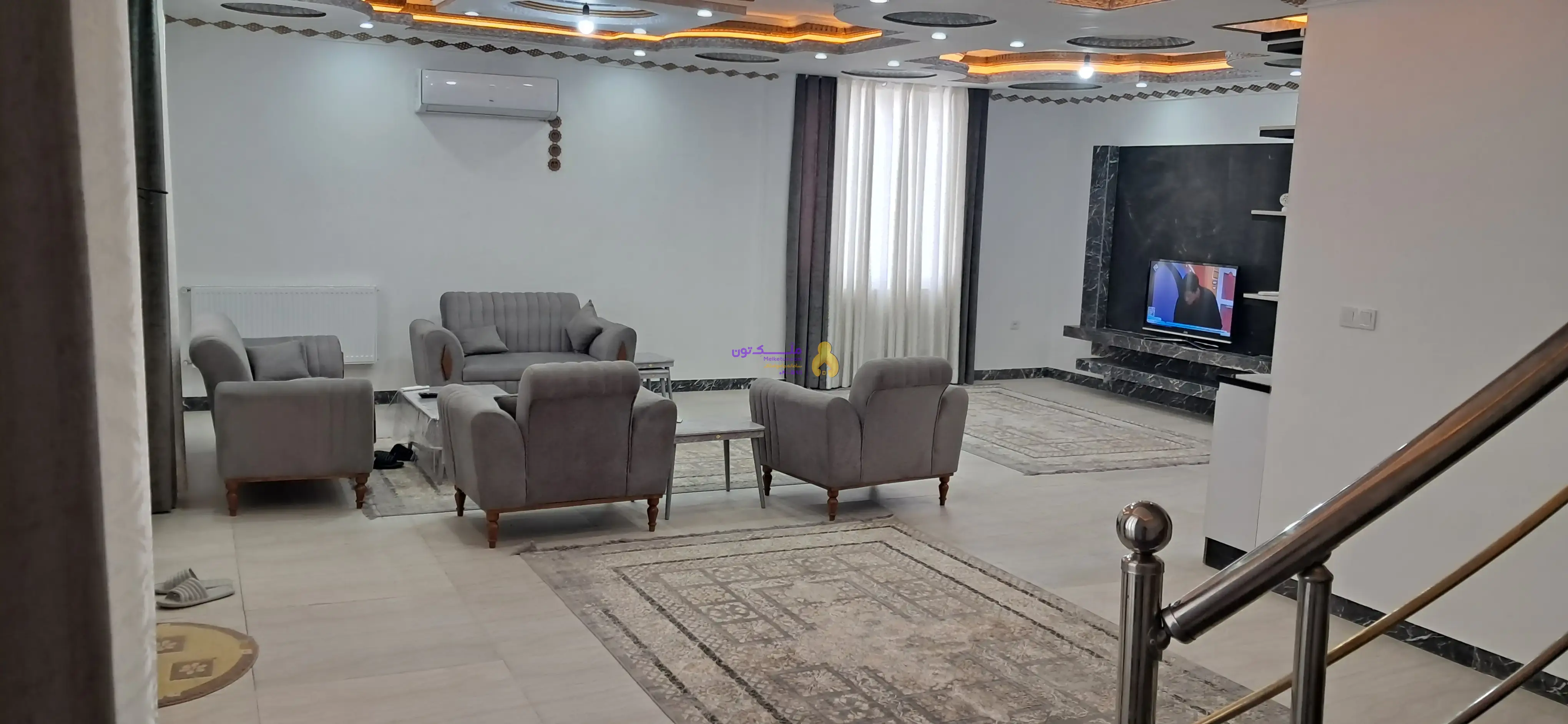 فروش ویلا مبله دوبلکس ۱۴۰متر بنا ۲۰۱متر زمین ۵کیلومتری دریا ۱۰کیلومتر بازار منطقه ازادانزلی